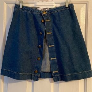 American Apparel jean skirt
